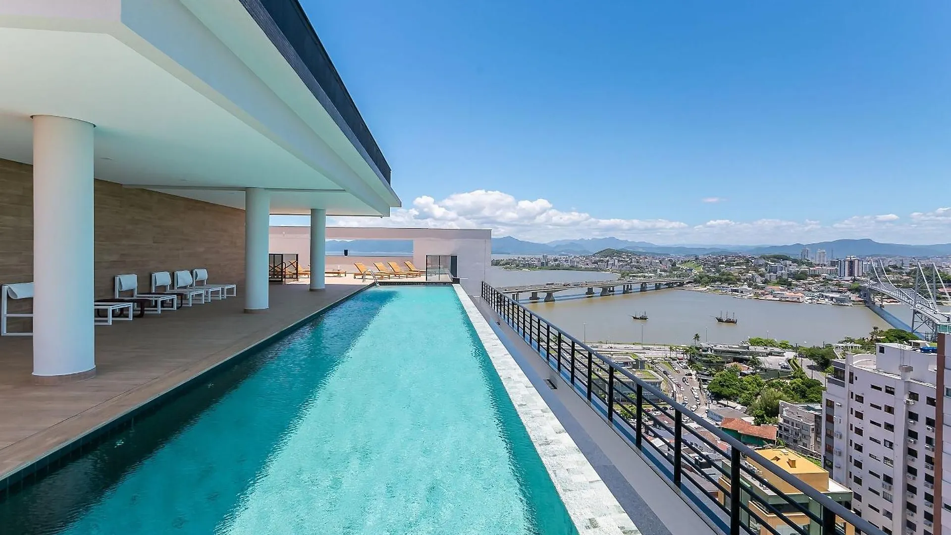 Apartament Wi-Fi 500Mb | Vista Mar E Pontes #Ca51 Florianópolis